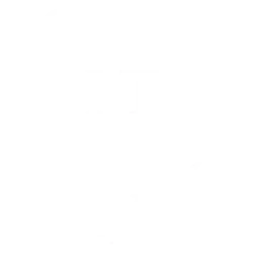 Białe logo Iteye, przypominające komputer (monitor)